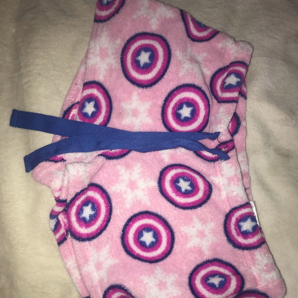 Captain America PJ shorts